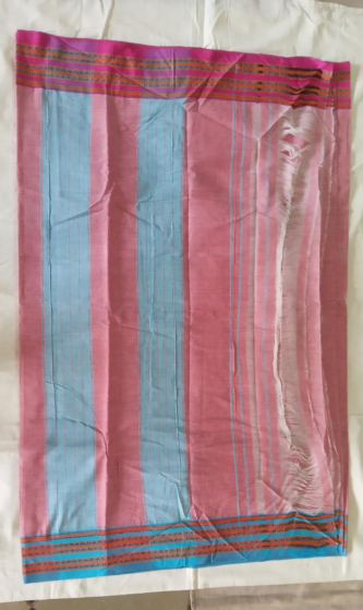 Gadi Dhadhi Cotton Saree - UNI - PINK - 003