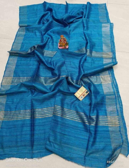 TASAR GHICHA JARI SAREE