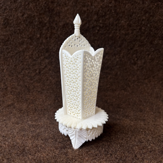Bone Carved Pen Stand