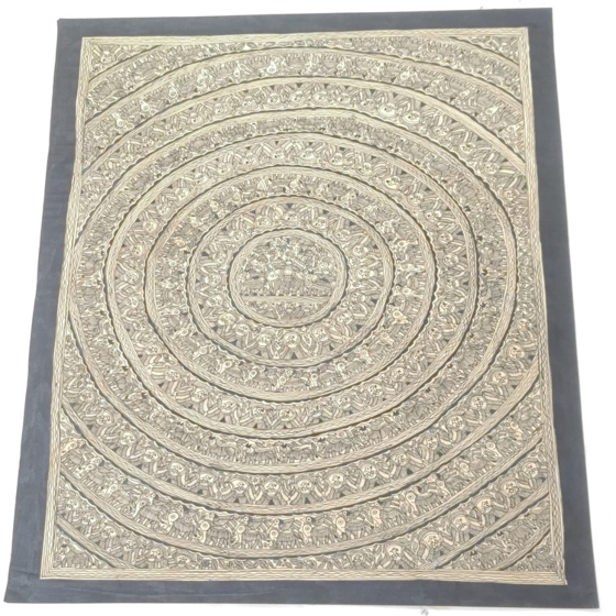 Handcrafted Godna Painting -Raja Sehaj Story Painting 