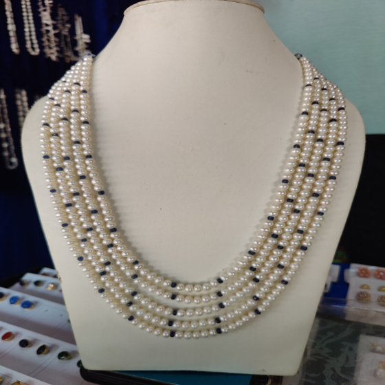 Handcrafted Pearl Layered Necklace