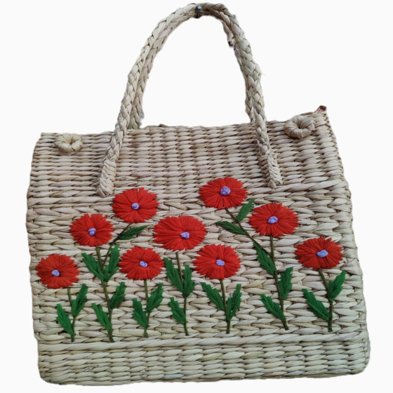 Handmade Multipurpose Water Reed Grass Bag  Eco-Friendly Elegance from Manipur 