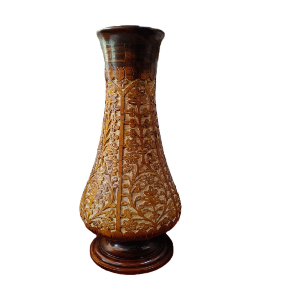 Handcrafted Wooden Flower vase 