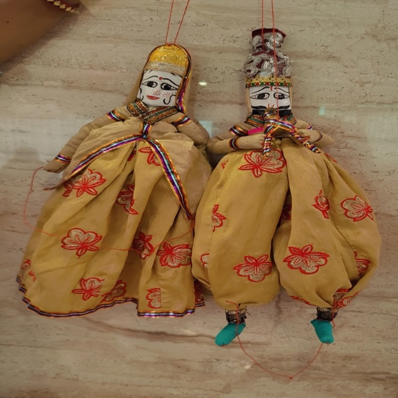Handmade Kathputli- Raja Rani