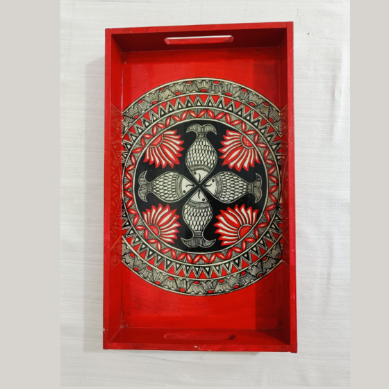 Four Fish Painting Tray