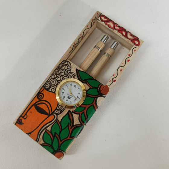 Gautam Buddha painting pen stand
