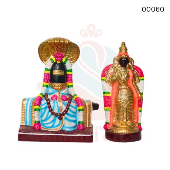 Nellaiappar Gandhimathi | 9 Inches |Clay