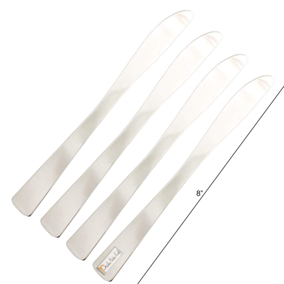 Prisha India Craft Stainless Steel Butter Knife  8 INCH Set of 4