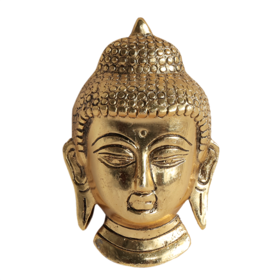 Metal Buddha Idol for Home Decor | Decorative Buddha Statue for Living Room & Office BH11652