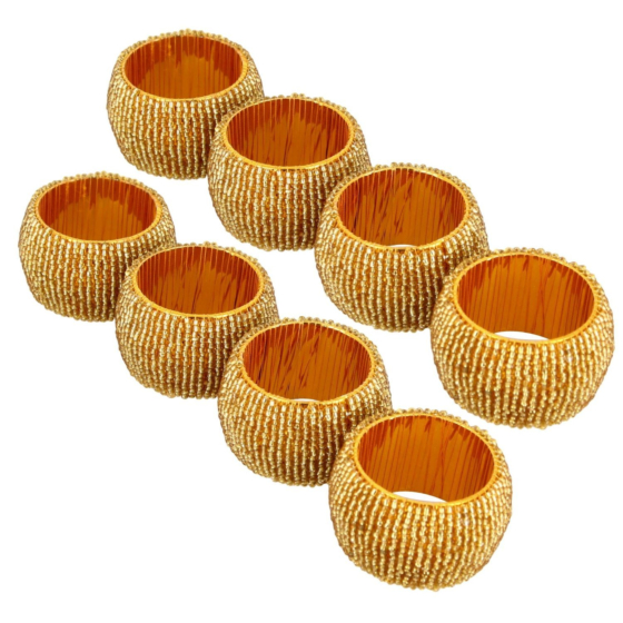 Beaded Napkin Rings | Set of 8 