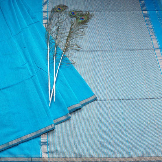 Handloom Maheshwari Kosa Padar Saree