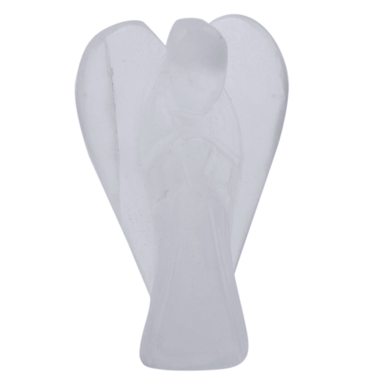 Handcarved Clear Quartz Angel Figurine