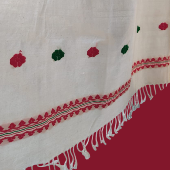 Handmade Eri Silk Natural Colour Stole