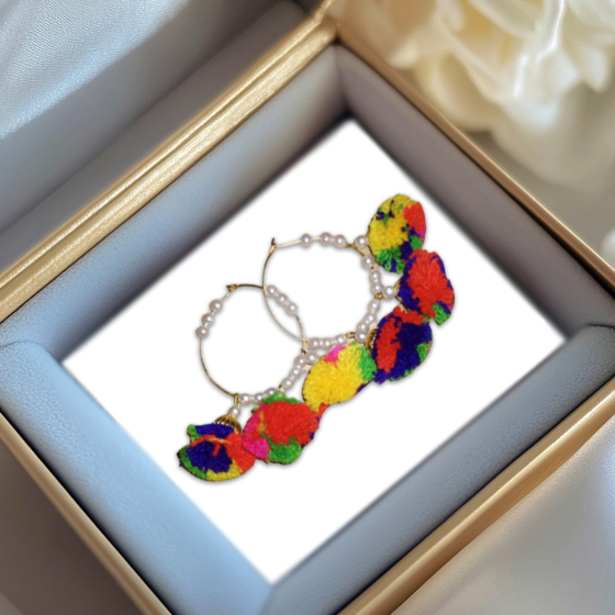 Jute Earrings Handmade