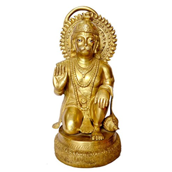 Brass Lord Hanuman Idol KBH00010