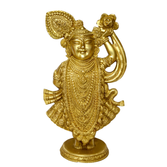 Brass Lord Shrinathji Idol KBH00019