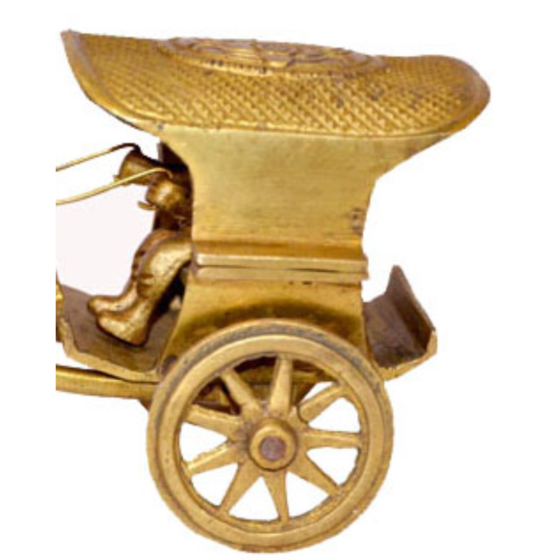 Brass Horse Cart Showpiece KBH00031