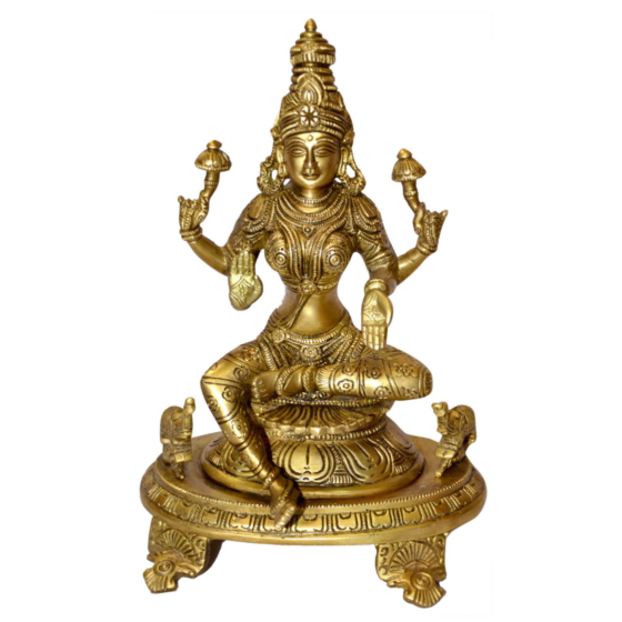 Brass Goddess Lakshmi Idol KBH00036