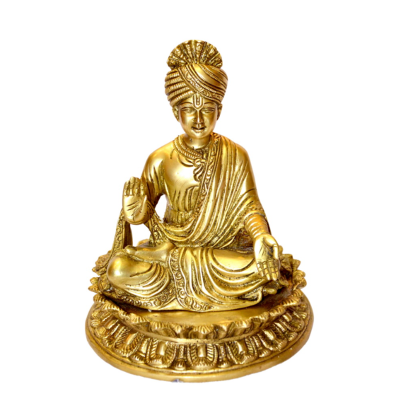 Brass Lord Swaminarayan Idol KBH00046