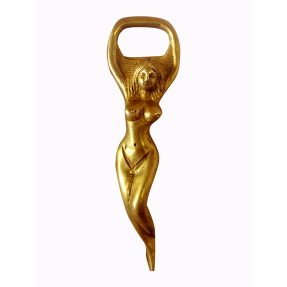 Brass BOTTLE OPENER WITH LADY | KBH00057