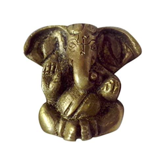 Brass Lord Ganesha with Big Ears Idol KBH00115