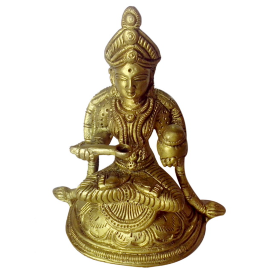 Brass Goddess Annapurna Idol KBH00149