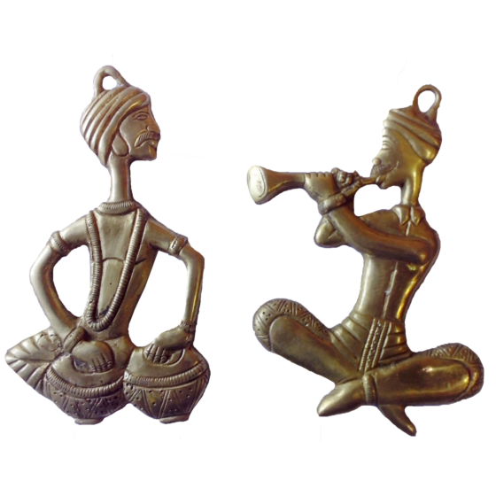 Brass Musical Set 2-Piece Wall Hanging KBH00230