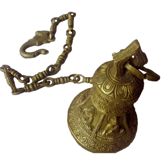 Brass Buddha Hanging Bell KBH00400
