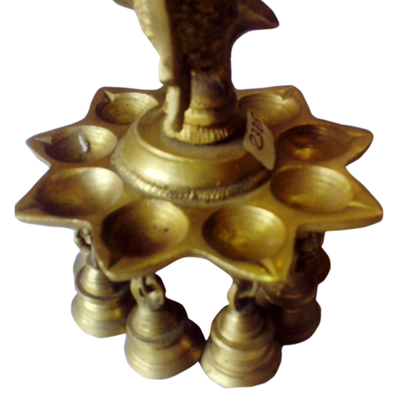 Brass Peacock Divi Wall Hanging KBH00404