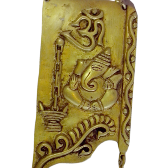 Brass Om Ganesha Hanging KBH00456
