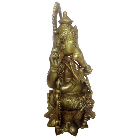 Brass Jewellery Ganesha Statue KBH00500