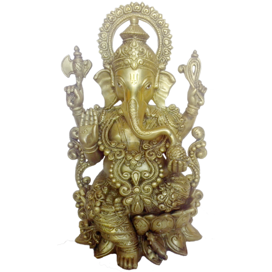 Brass Jewellery Ganesha Statue BH00500