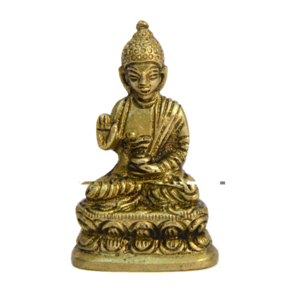 Brass Small Buddha Idol KBH00556