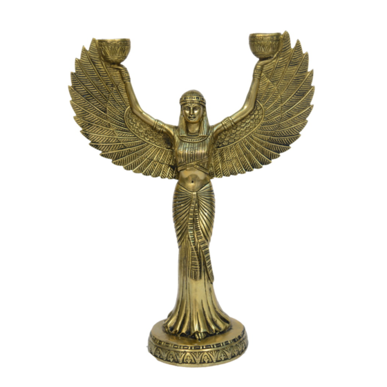 Brass Lady Candle Stand Statue KBH00659