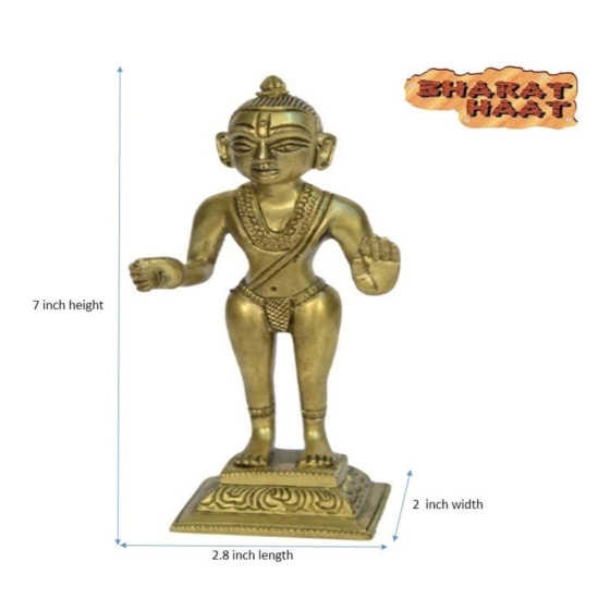 Brass Bal Kanth Or Sajanand Swami Statue KBH00664