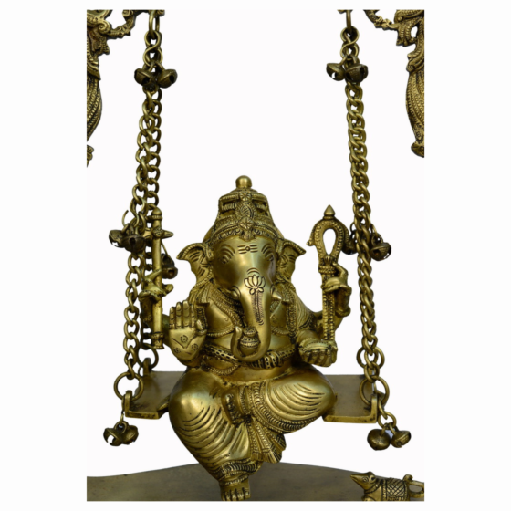 Brass Big Ganesha Jhula KBH00795