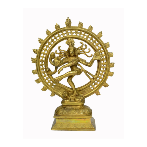 Brass Natraj dancing medium KBH00797