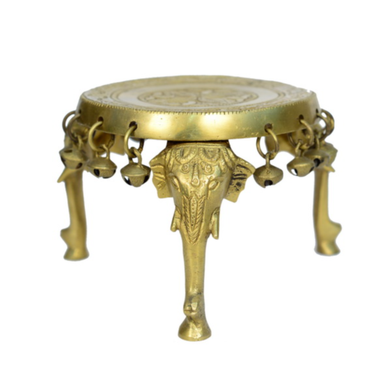 Brass Round with Bell Bajath KBH00806