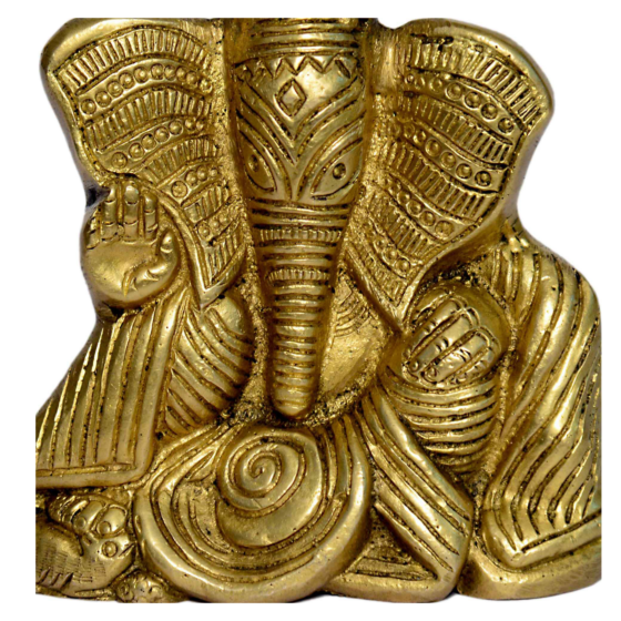Brass Ganesha Pan Art Idol KBH00885