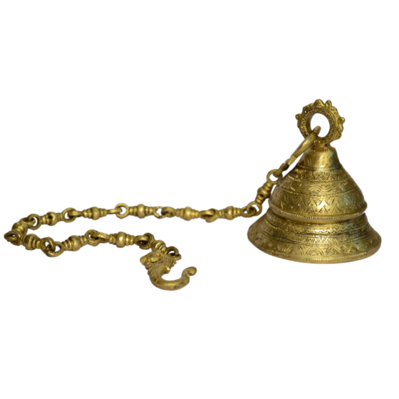 Brass Hanging Bell KBH00965
