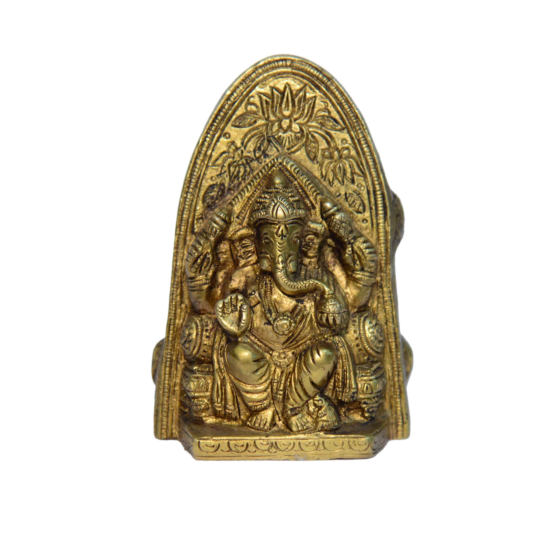 Brass Ganesha Idol KBH00992
