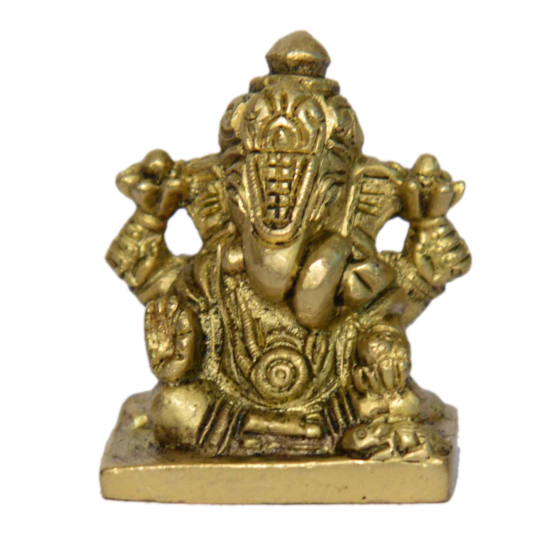 Brass Ganesha Statue KBH01017