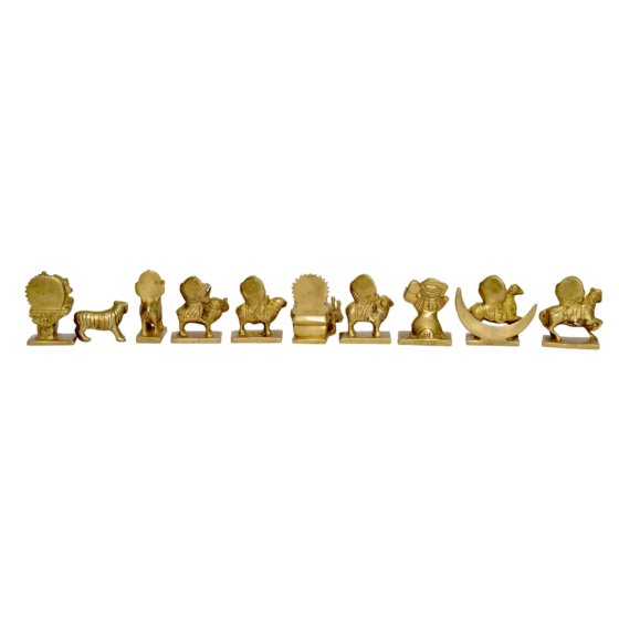 Brass 9 Planet Set KBH01021