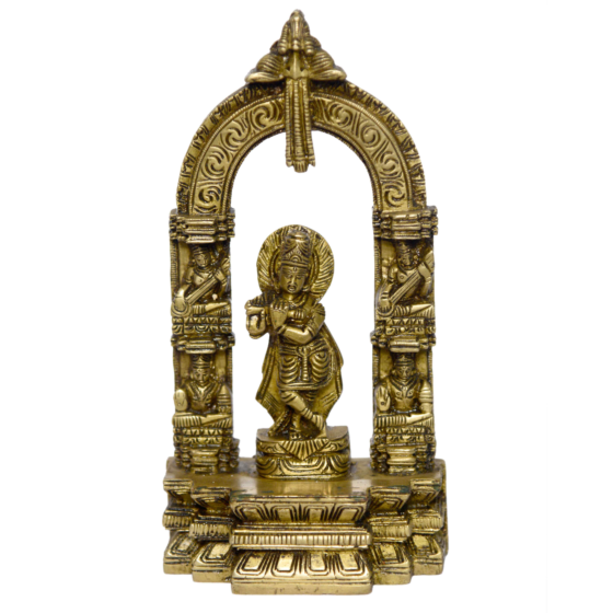 Brass krishna kaman 8 Inch KBH01035