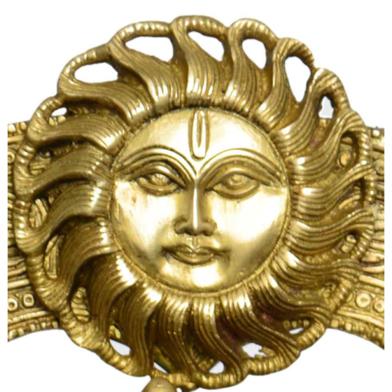 Brass Temple Ganesha Idol KBH01064