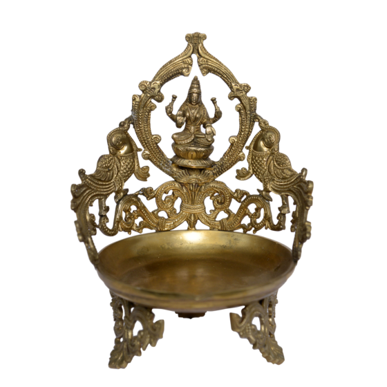 Brass laxmi oil lamp divi big 11 Inch | KBH01070