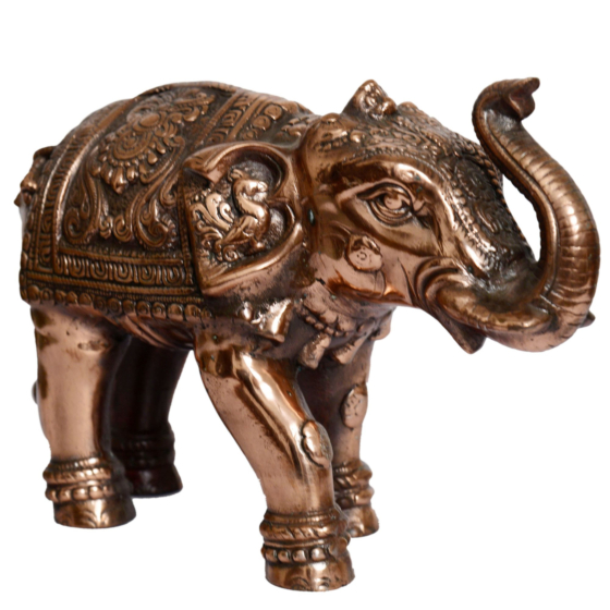 Black Metal Big Elephant KBH01079