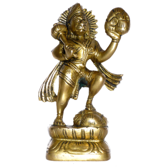 Brass Pahad Hanuman Idol KBH01456