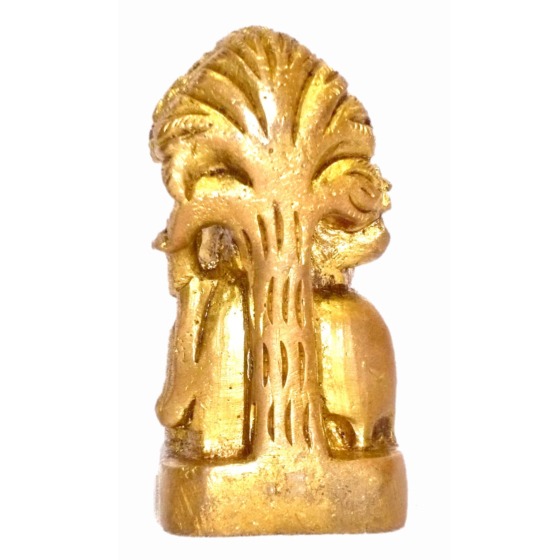 Brass Kadam Tree, Cow, Krishna Idol KBH01510