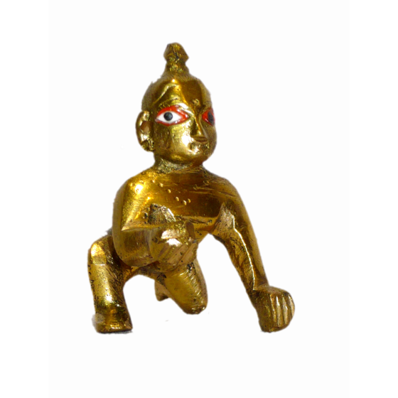 Brass Krishna Lalla Idol KBH01526